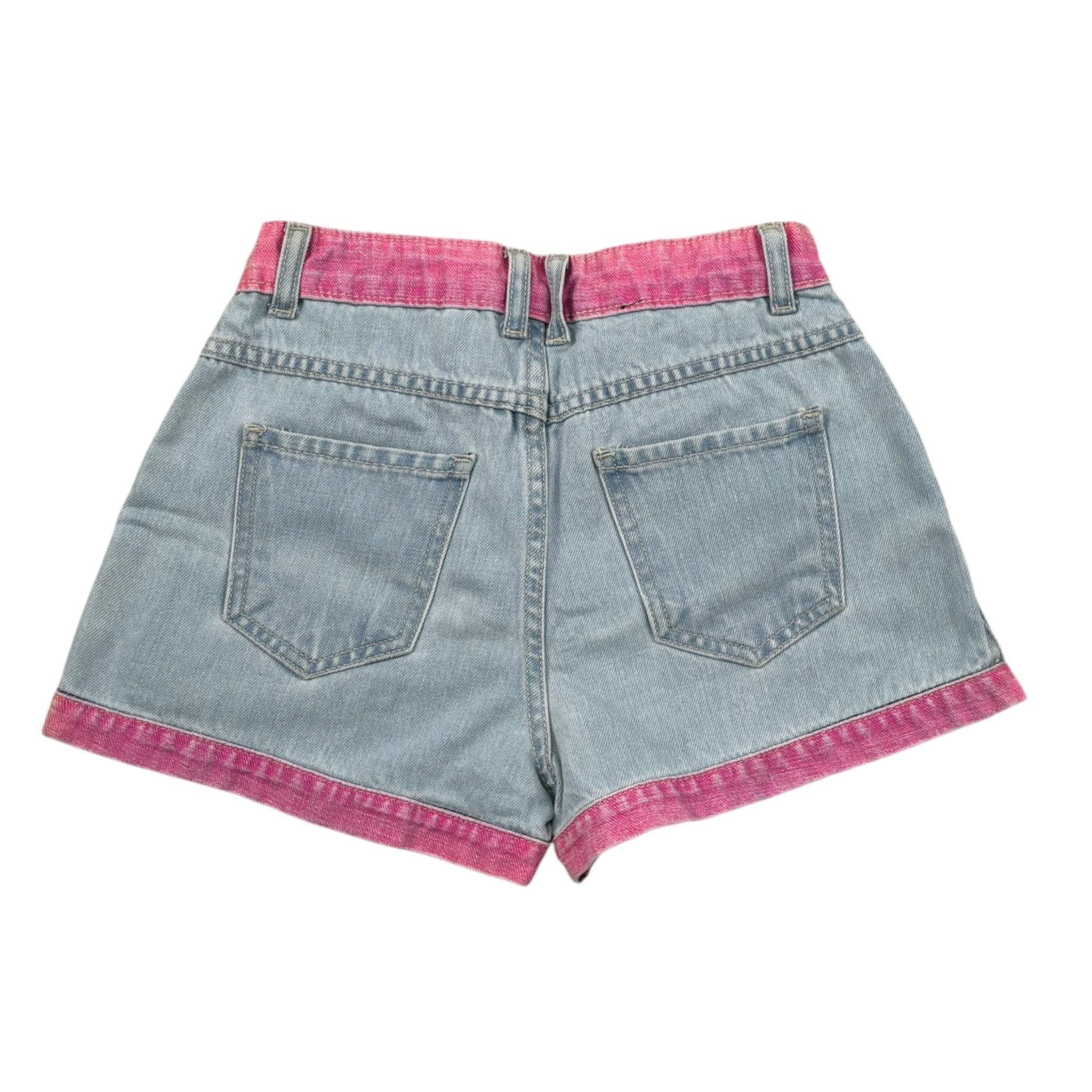 Marc Ellis Short In Denim tinta unita Azzurro per Bambina JMJSO01217 AZZURRO MARC ELLIS 