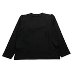 MARIUCCIA shirt girocollo tinta unita con stampa logo Nero per Neonata MBFW22T617 NERO MARIUCCIA 