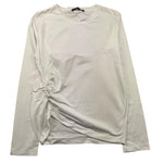 RELISH shirt girocollo tinta unita con arricciatura Bianco per Bambina RGA24010330111 BIANCO RELISH 