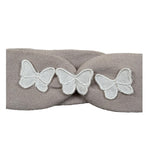 Baby Lord Fascia Capelli tinta unita con Applicazioni Beige per Neonata CO773 BEIGE BABY LORD 