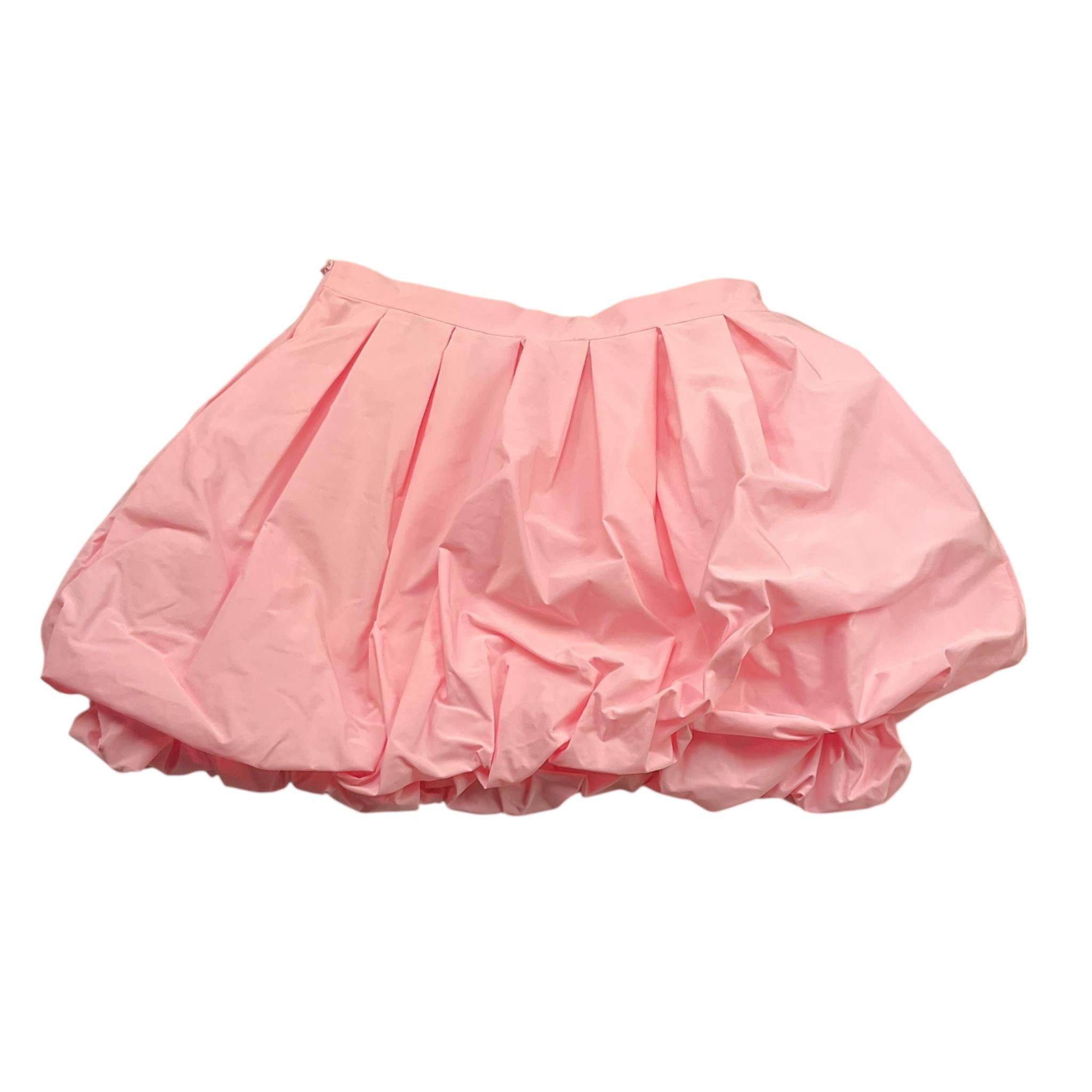 Twinset Gonna Tinta Unita con Zip per Bambina 231GJ2Q50 ROSA TWINSET 