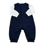 Il Gufo Tutina Bicolore con Fiocchi per Neonata P18TL089M0014 BIANCO/BLU IL GUFO 