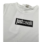 Just Cavalli T-Shirt Girocollo tinta unita con Stampa Bianco per Bambino JMTS002 BIANCO JUST CAVALLI 