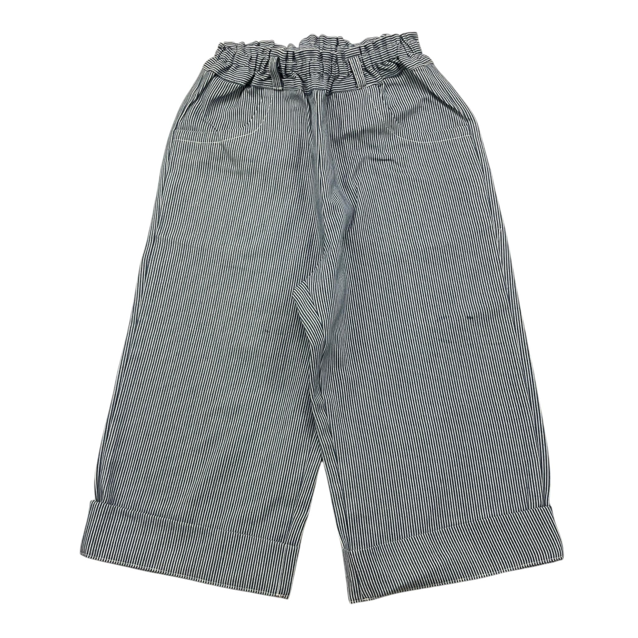 Babe & Tess Pantalone Bicolore Fantasia A Righe per Bambina 06518025 BIANCO/BLU BABE & TESS 