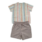 Calamaro Completo 2 Pezzi Camicia-Bermuda per Bambino 17950 MULTICOLOR CALAMARO 
