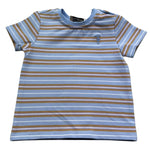 Trussardi T-Shirt Girocollo Fantasia A Righe per Neonata TIP26110TS AZZURRO TRUSSARDI 