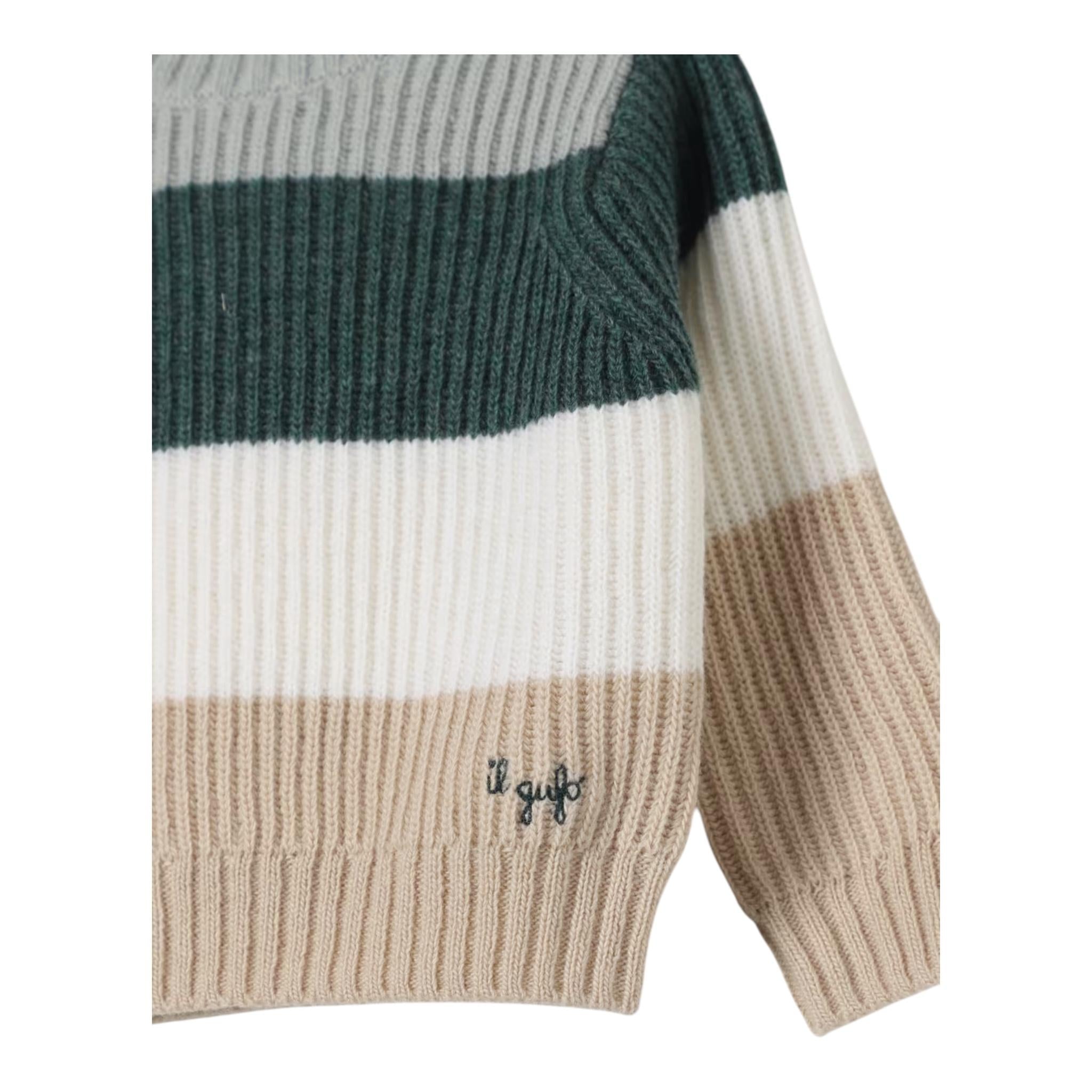 IL GUFO maglia girocollo multicolor Multicolor per Neonato A24MA463EM220 MULTICOLOR IL GUFO 