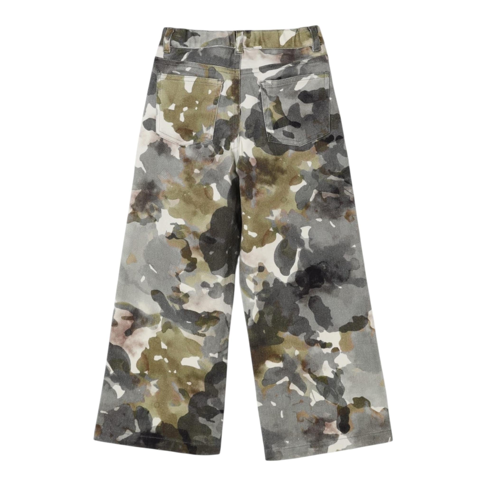 Il Gufo Pantalone Fantasia Militare per Bambino P25PL434C4140 VERDE IL GUFO 
