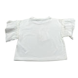 Liu Jo T-Shirt Girocollo tinta unita con Stampe Panna per Bambina KA3115 PANNA LIU JO 