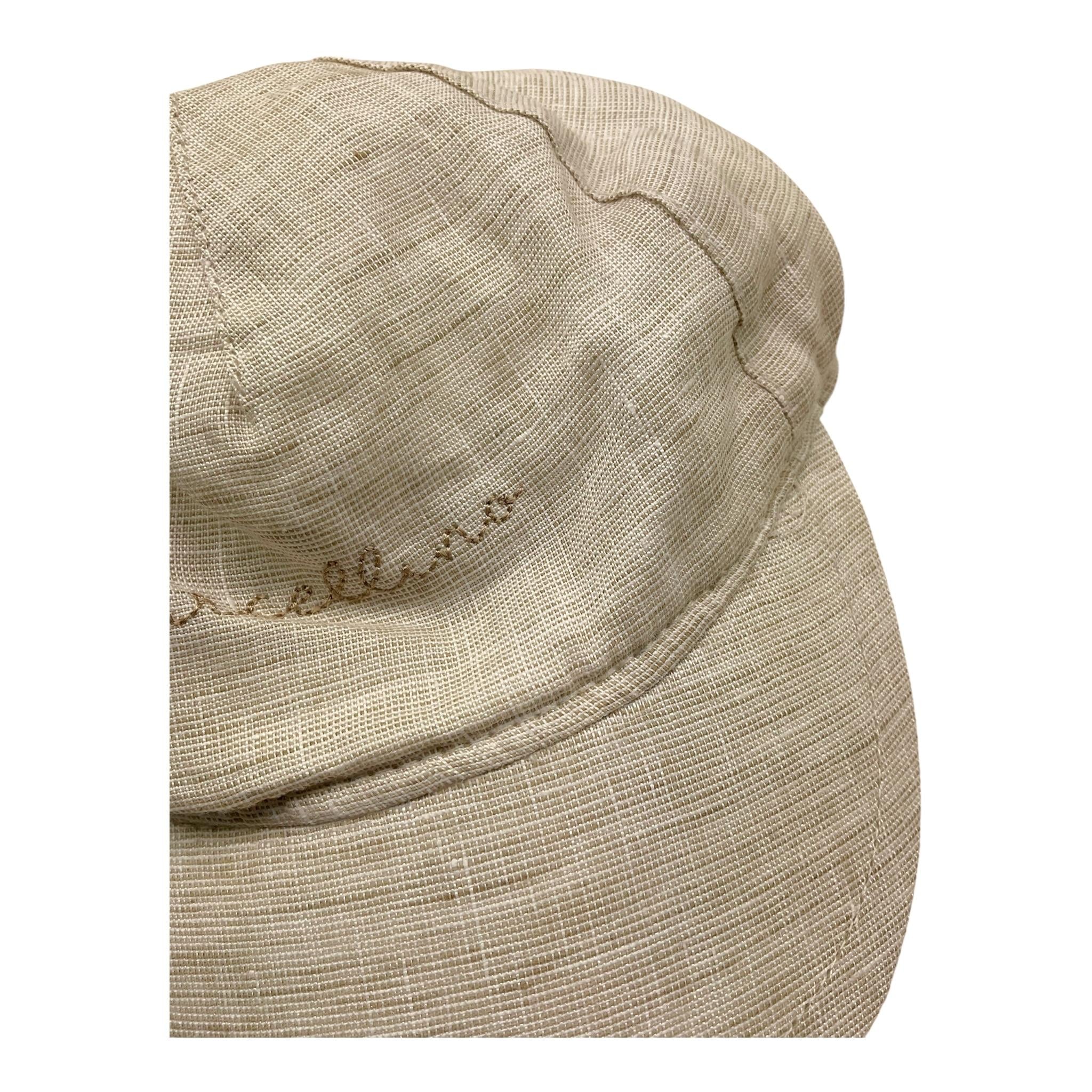 Barcellino Cappello Tinta Unita Modello Coppola per Neonato 9546 BEIGE BARCELLINO 