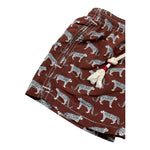 Saint Barth Costume Tinta Unita con Stampa Animale per Bambino JEA0016 MARRONE SAINT BARTH 