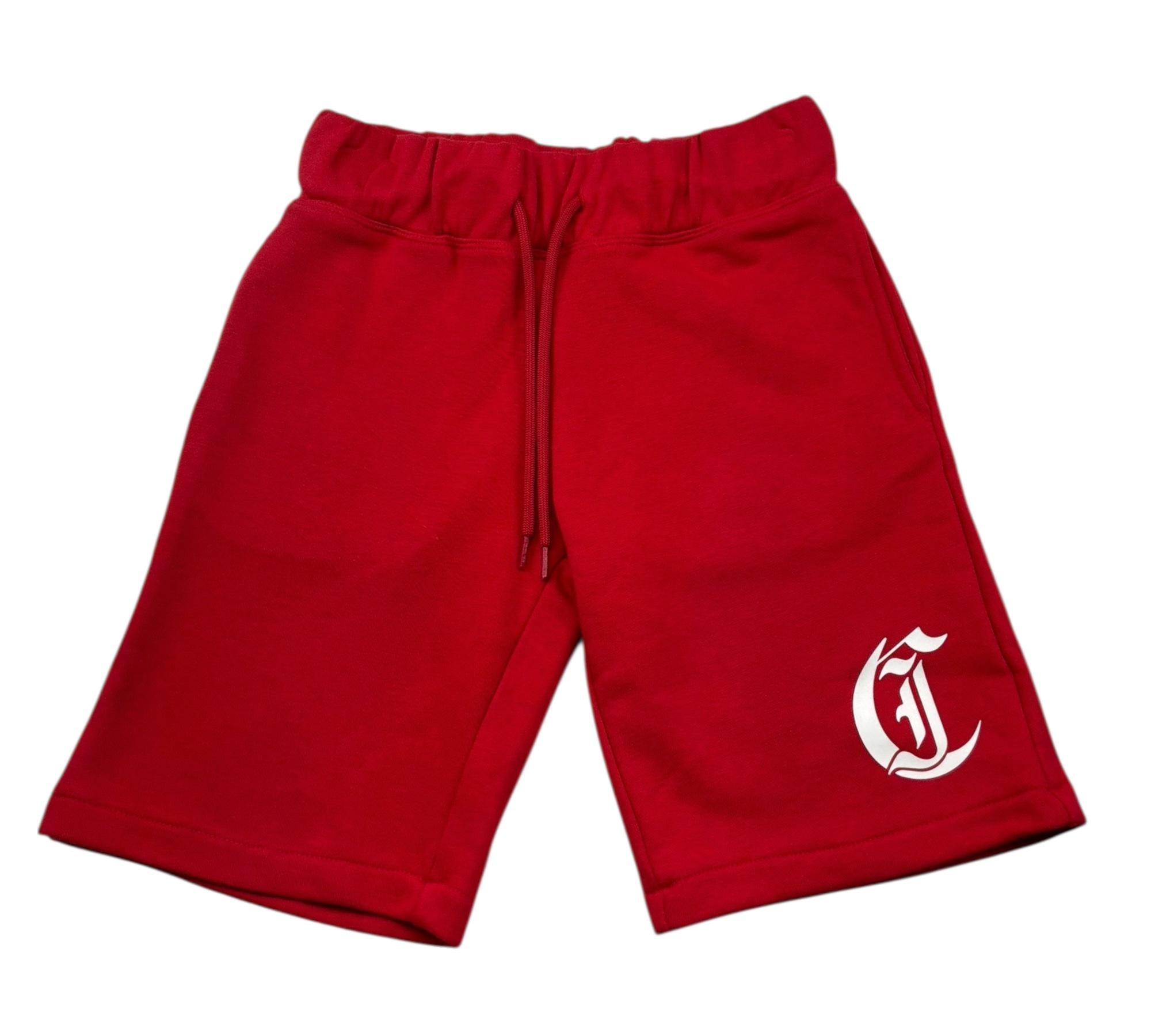 Just Cavalli Bermuda Felpa Tinta Unita con Logo per Bambino JBP26020BE ROSSO JUST CAVALLI 