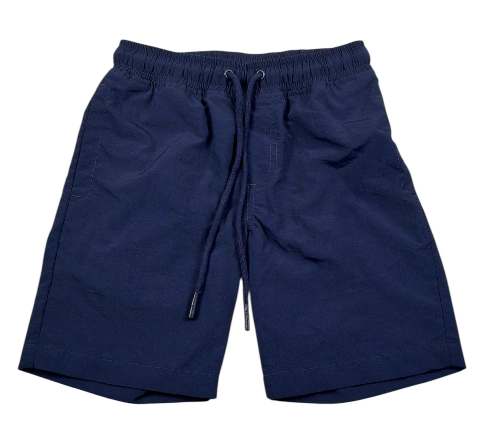 Trussardi Bermuda Tinta Unita con Elastico In Vita per Bambino TBP26032BE BLU TRUSSARDI 