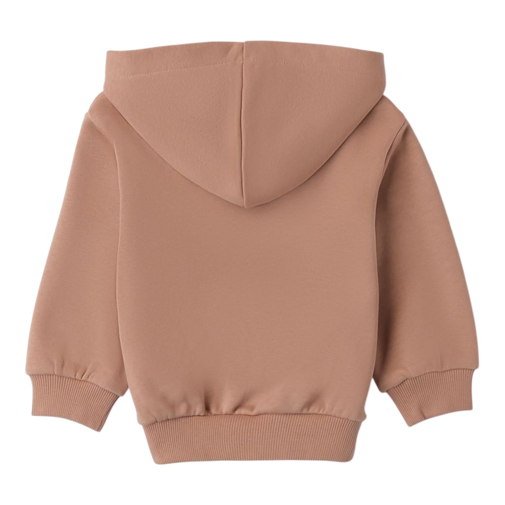 I DO felpa con zip e cappuccio tinta unita Beige per Bambino 4A588 BEIGE I DO 