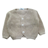 Manuel & Frank Cardigan Tinta Unita  per Neonato MF4178I BEIGE MANUEL & FRANK 