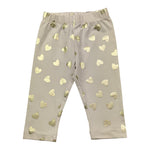 To Be Too Leggins Tinta Unita con Fantasia per Neonata JFJ BIANCO TO be too 
