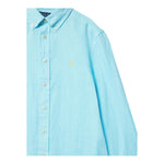 Ralph Lauren Camicia Manica Lunga Tinta Unita per Bambino 322967600007 AZZURRO RALPH LAUREN 