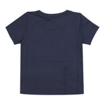 K-Way T-Shirt Girocollo Tinta Unita con Logo per Bambino K4114WWXX BLU K-WAY 