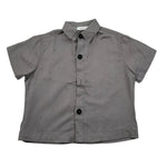 I'M Brian Camicia Mezza Manica Tinta Unita per Neonato CA3298JN GRIGIO I'M BRIAN 