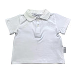Bikkembergs Polo Tinta Unita Mezza Manica per Neonato BK3448 BIANCO BiKKEMBERGS 