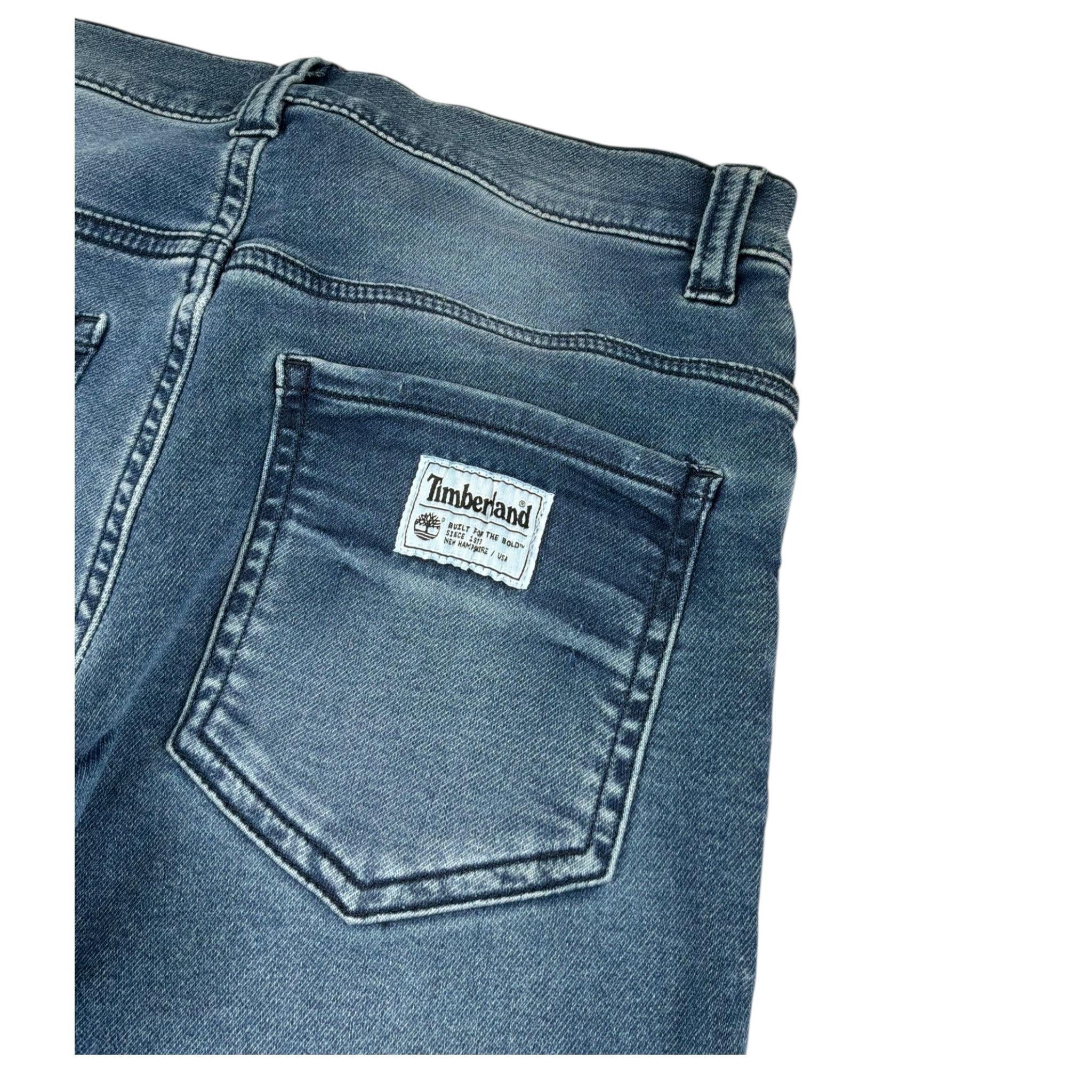 Timberland Jeans Tinta Unita con 5 Tasche per Bambino T60479 BLU TIMBERLAND 