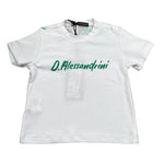 Daniele Alessandrini T-Shirt Tinta Unita con Stampa per Neonato 1296M00223X BIANCO DANIELE ALESSANDRINI 