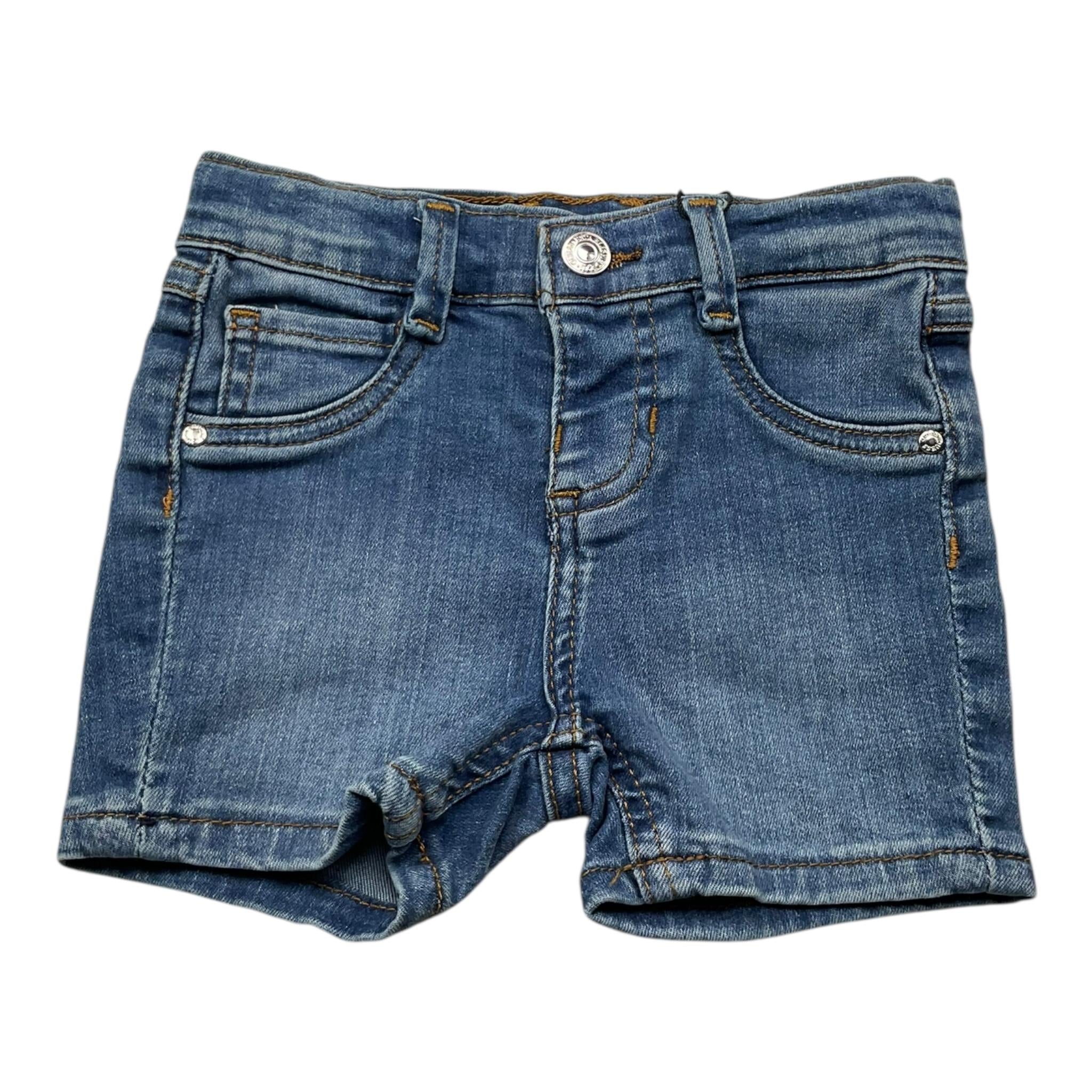 Liu Jo Bermuda Tinta Unita In Denim per Neonato K4RD09D4CA0X BLU LIU JO 