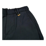 I'M Brian Pantalone Tinta Unita con Girovita Regolabile per Neonato PA2208J NERO I'M BRIAN 