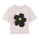 Marc Jacobs T-Shirt Girocollo Tinta Unita con Stampa per Neonata W60542N ROSA MARC JACOBS 