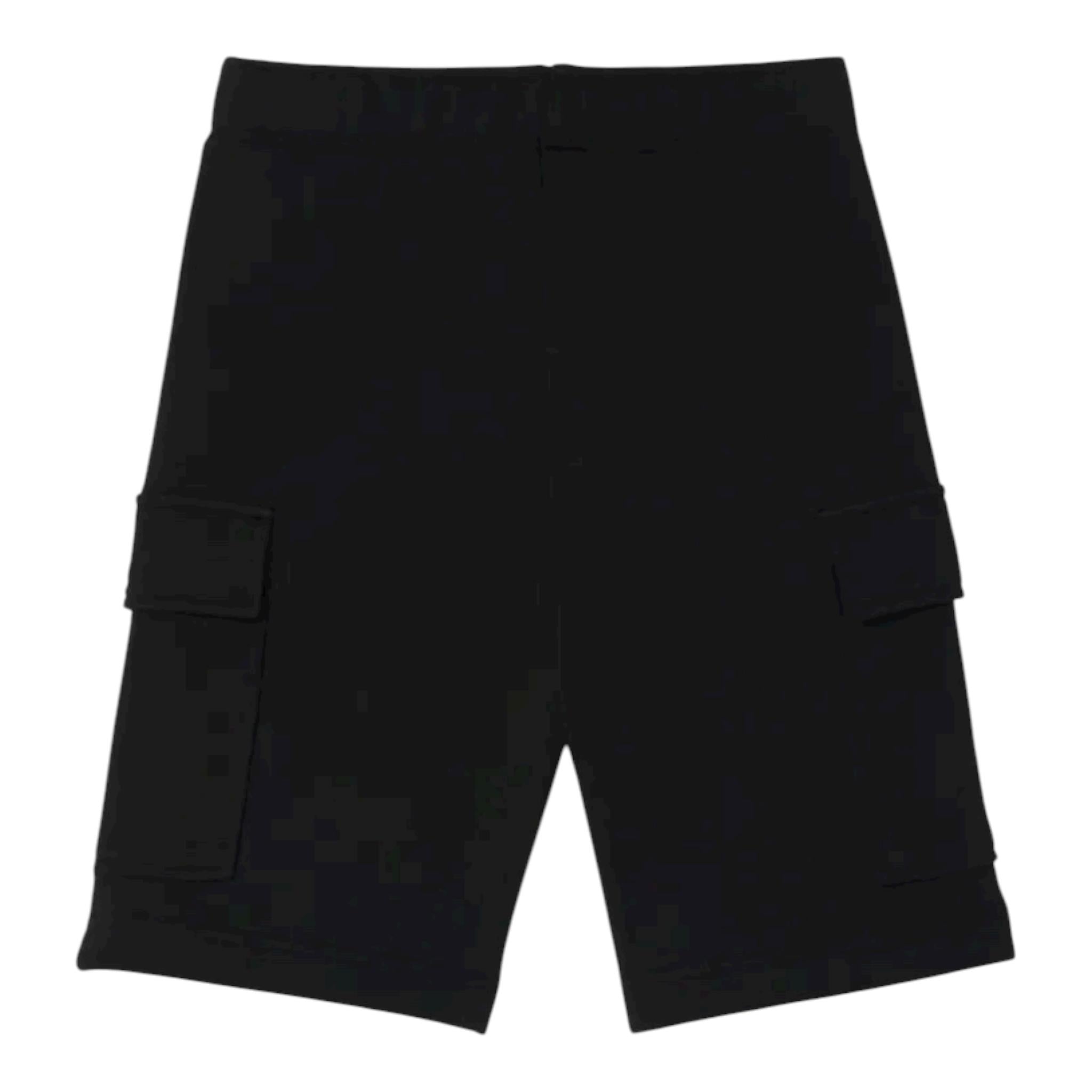 Lacoste Bermuda Tinta Unita con Elastico In Vita per Bambino GJ7372 NERO LACOSTE 