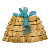 Miss Grant Gonna Tinta Unita In Paglia per Neonata MG1314N BEIGE MISS GRANT 