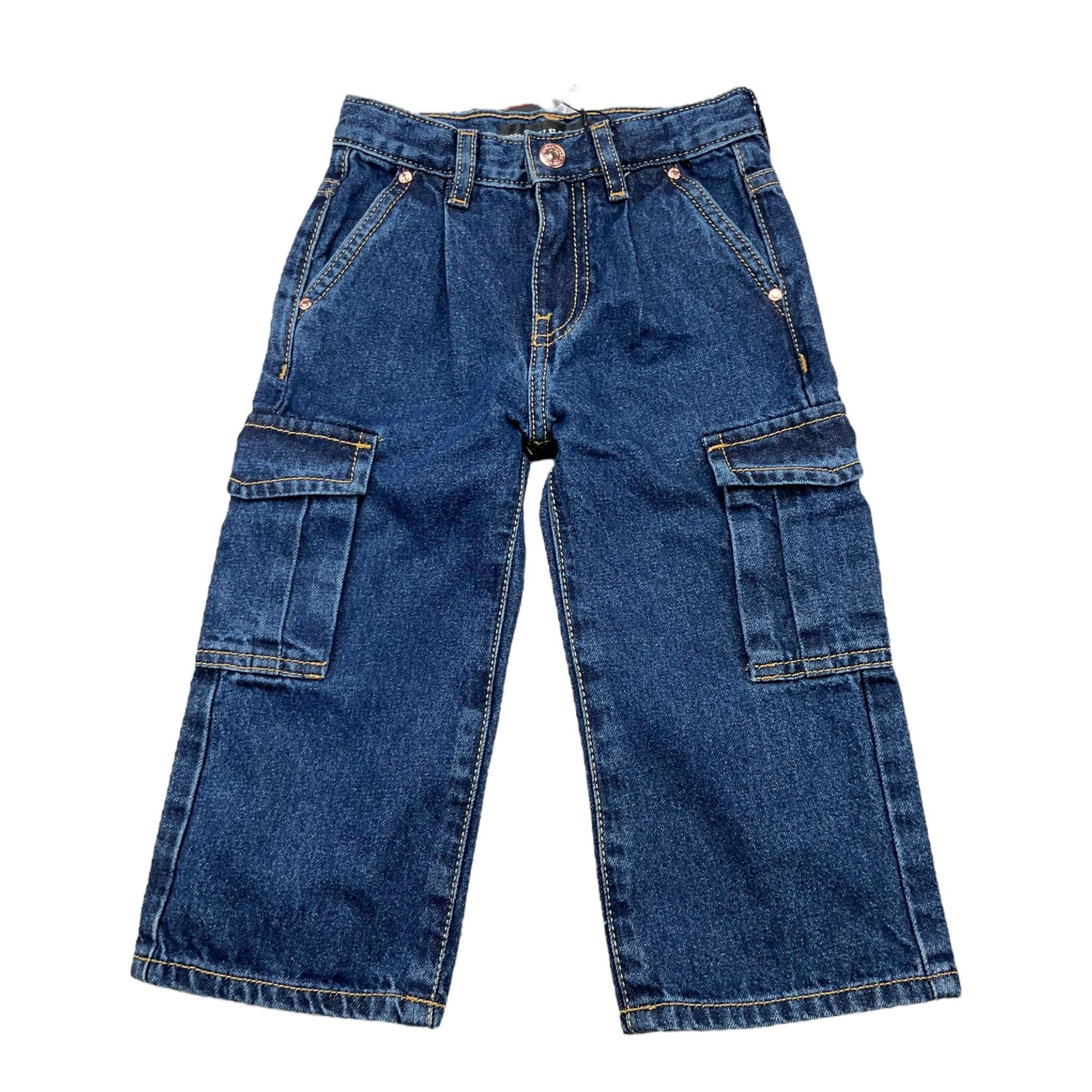 GUESS jeans tinta unita modello a palazzo con girovita regolabile Blu per Bambina K4YA00D5FL0 BLU GUESS 