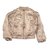 Relish Giubbino Tinta Unita con Zip per Bambina RGP2405055007 ORO RELISH 