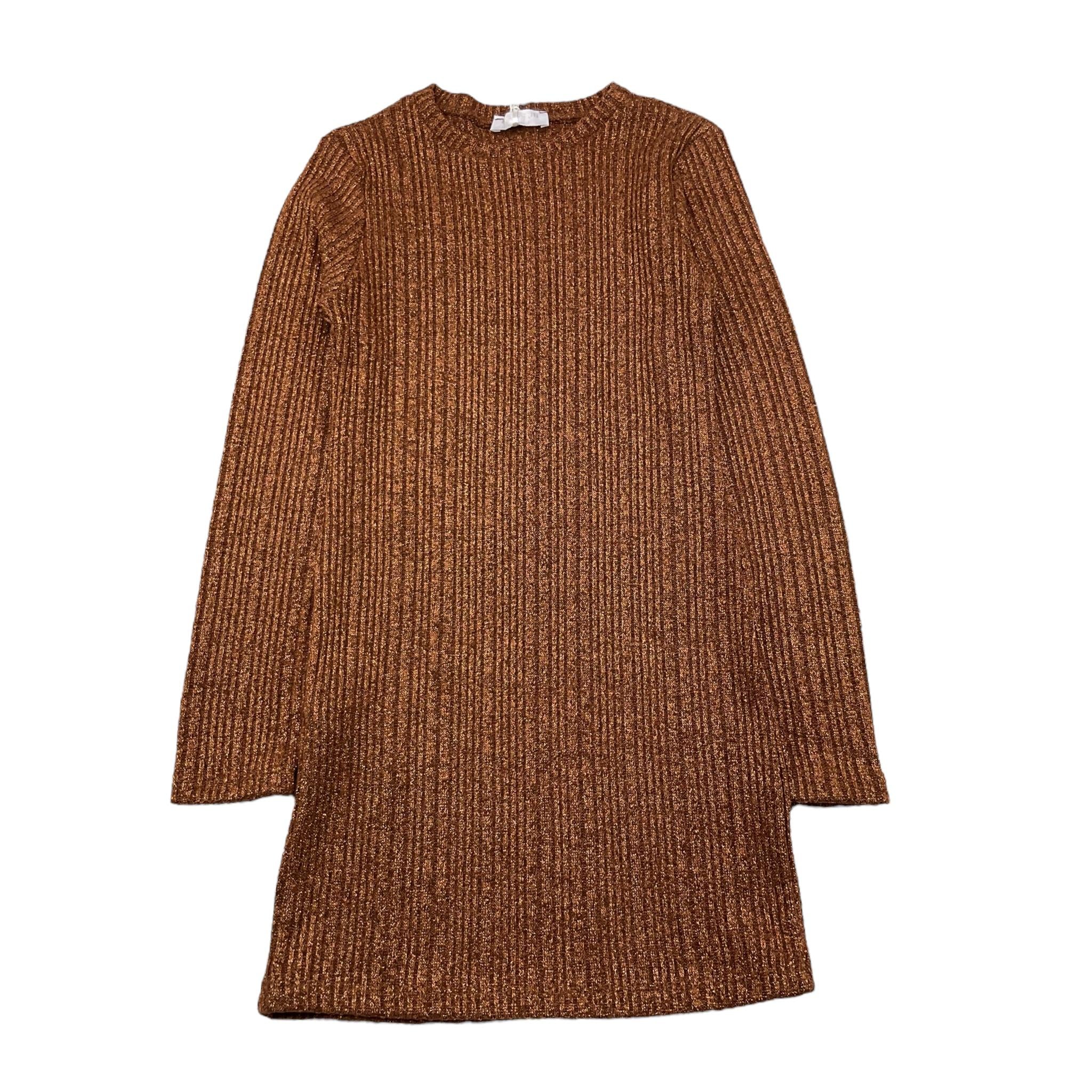 FUN & FUN abito tinta unita girocollo Marrone per Bambina FCJDR00040X MARRONE FUN & FUN 