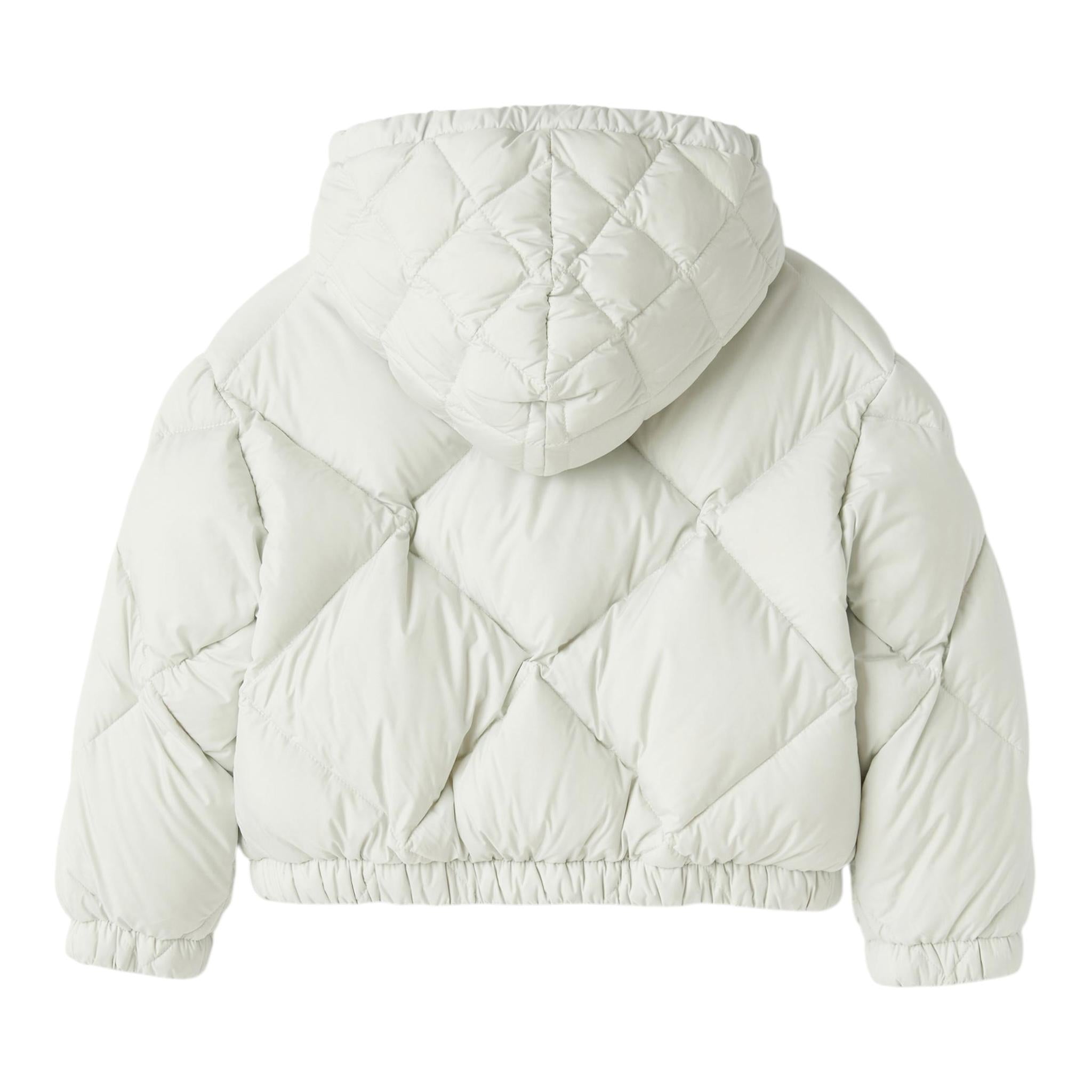 IL GUFO giubbino tinta unita con cappuccio Verde per Bambina A24GM407N0106 VERDE IL GUFO 