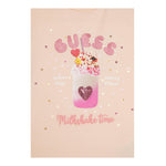 Guess T-Shirt Gircollo Tinta Unita con Stampa per Neonata K5GI02K6YW4 ROSA GUESS 