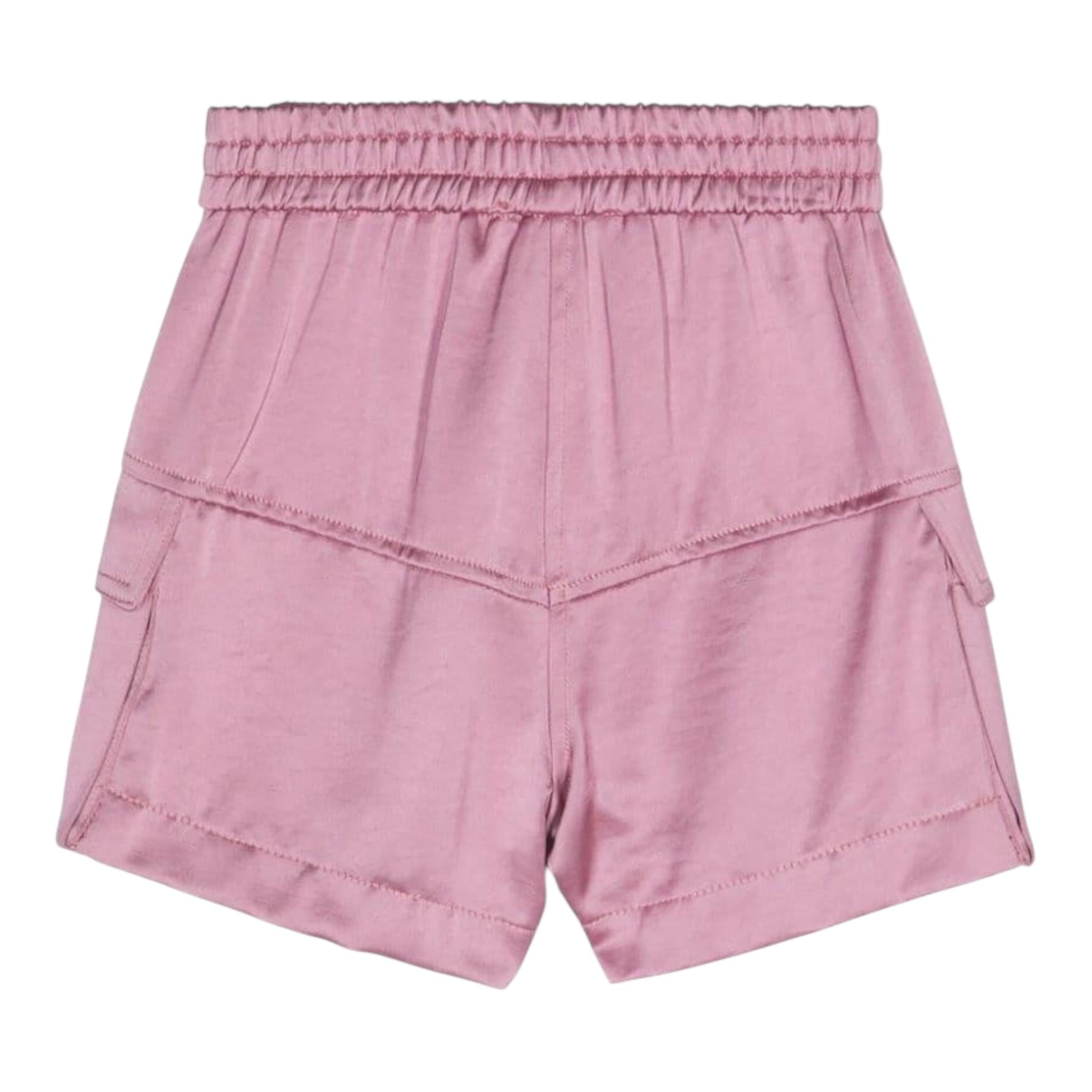 Monnalisa Short Tinta Unita con Elastico In Vita per Neonata 17D405N ROSA MONNALISA 