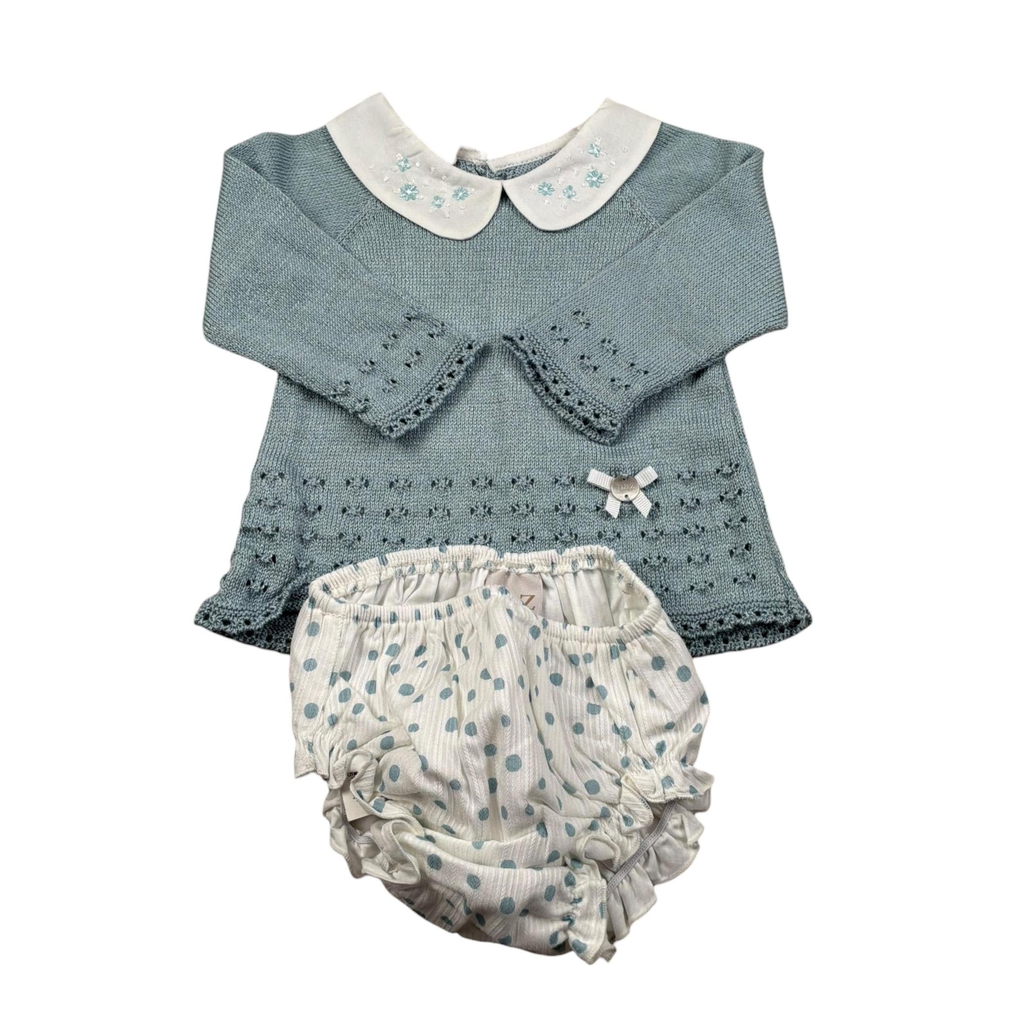 Paz Rodriguez Completo 2 Pezzi Maglia-Culotte per Neonata 003122668 PETROLIO PAZ RODRIGUEZ 