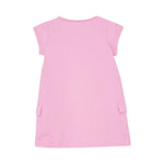 Liu Jo Abito Mezza Manica Tinta Unita con Logo per Bambina KA5017 ROSA LIU JO 