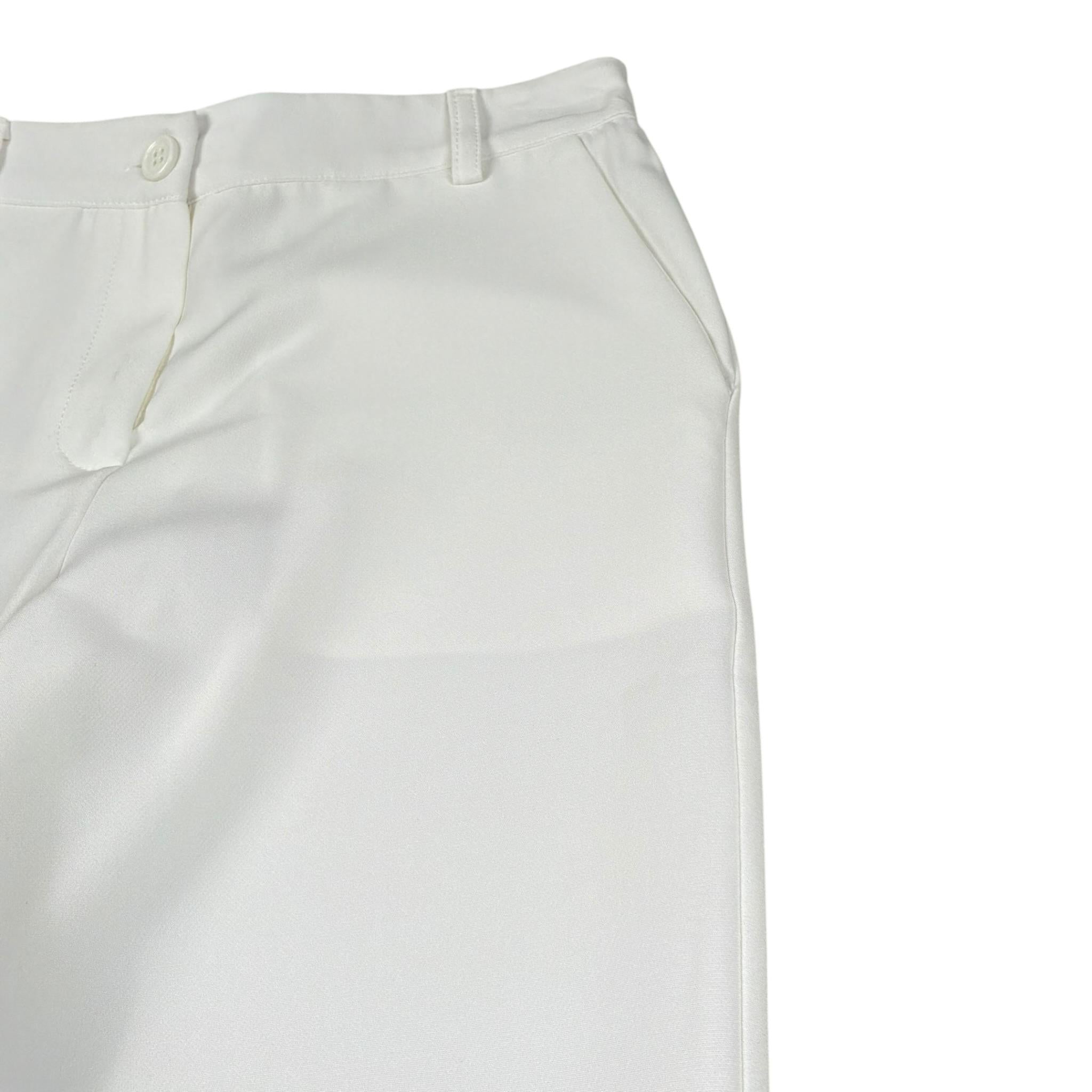 Kaos Pantalone Tinta Unita con Elastico In Vita per Bambina KS112 BIANCO KAOS 