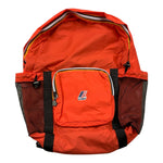 K-WAY zaino tinta unita con bretelle e tasche laterali Arancione per Bambino K5135PW ARANCIONE K-WAY 