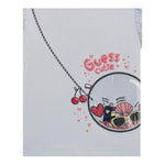 Guess T-Shirt Girocollo Tinta Unita con Logo per Neonata K5GI05K6YW4 BIANCO GUESS 