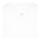 Dou Dou T-Shirt Girocollo Tinta Unita per Bambina DW8P41 BIANCO DOU DOU 