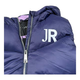 John Richmond Giubbino Bicolore con Zip E Cappuccio per Bambina RGP26181PI BLU JOHN RICHMOND 