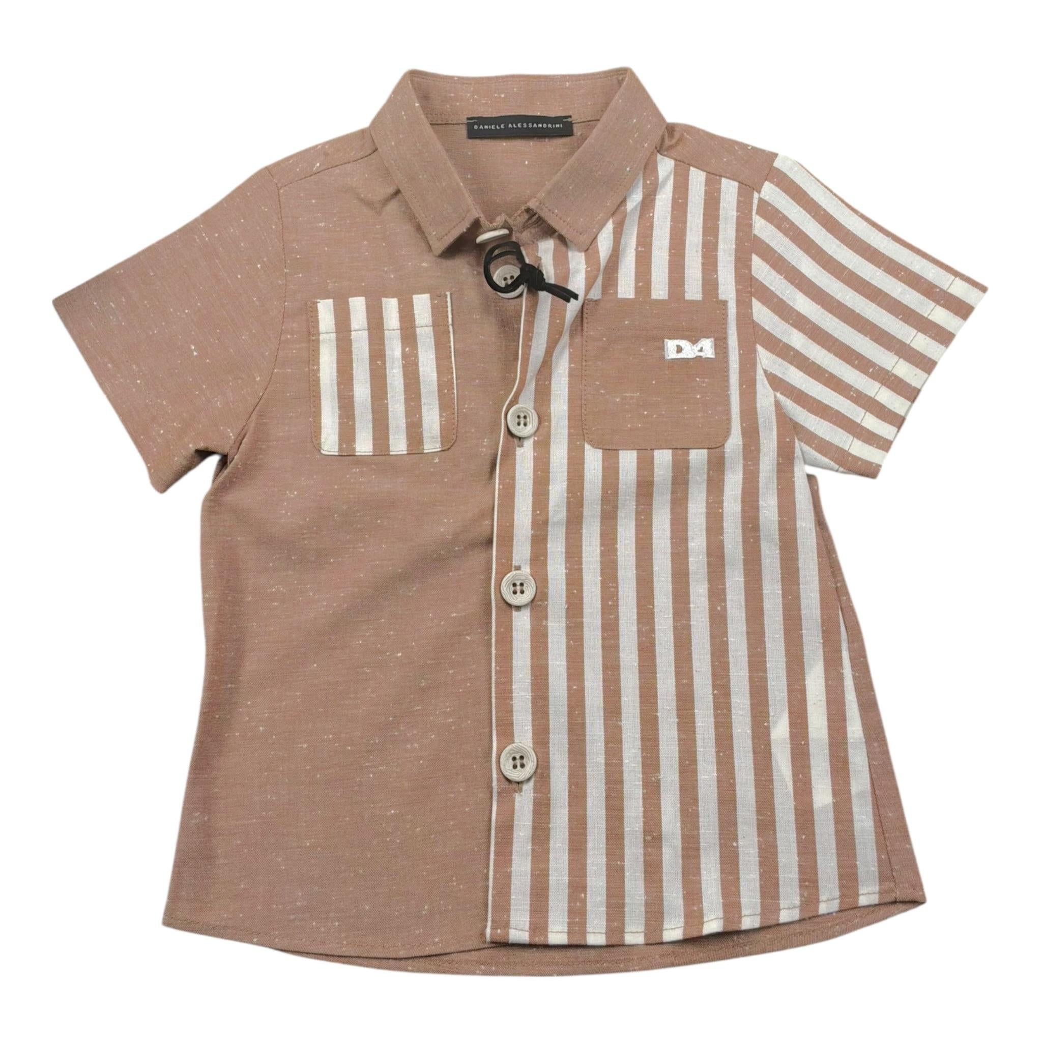Daniele Alessandrini Completo 2 Pezzi Camicia-Bermuda per Neonato 1296K200168 MARRONE DANIELE ALESSANDRINI 