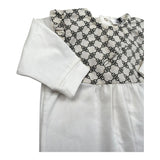 Elisabetta Franchi Tutina Manica Lunga Tinta Unita con Stampe per Neonata ENTU51 BIANCO ELISABETTA FRANCHI 