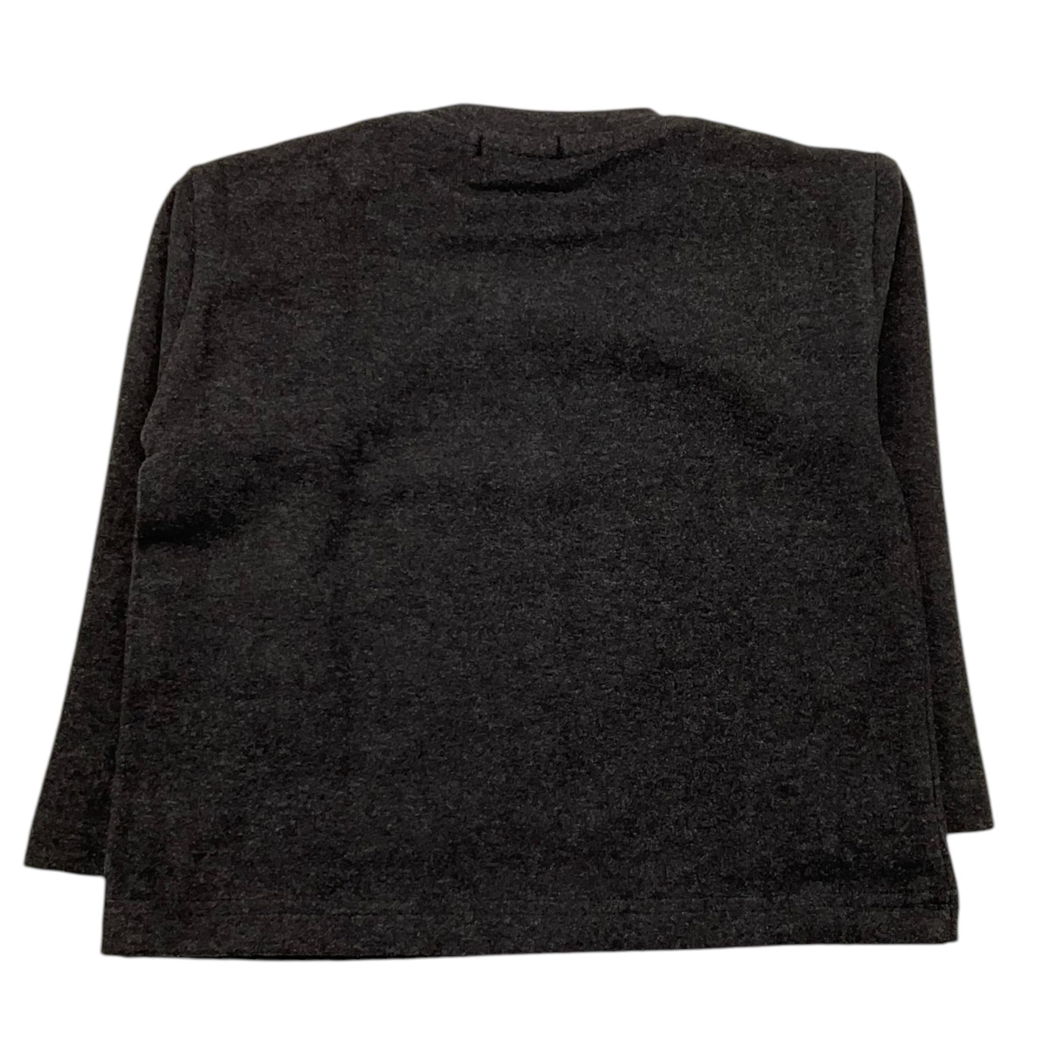 NANAN shirt girocollo tinta unita con stampa in contrasto Nero per Neonato I2423818N NERO NANAN 