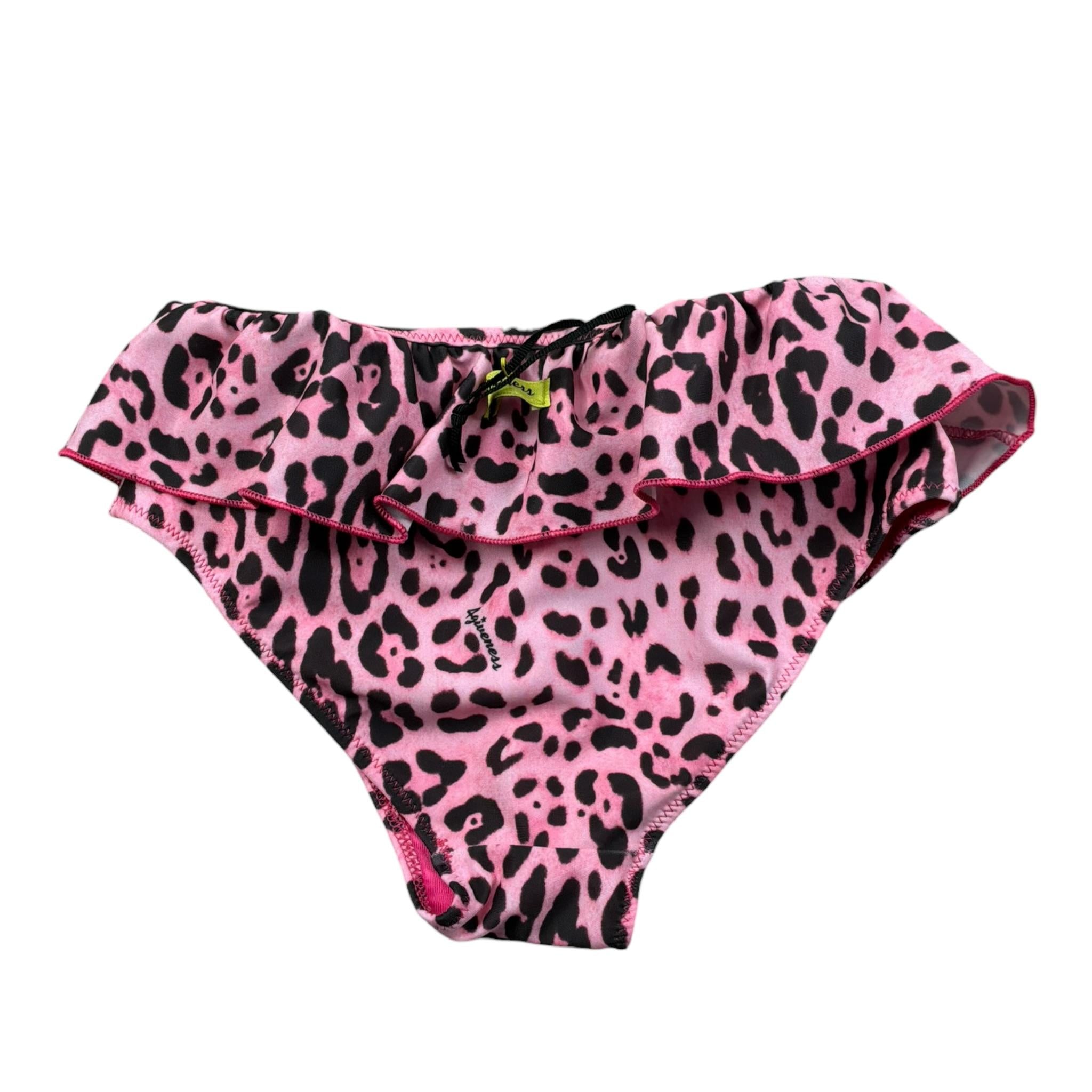 4Giveness Costume Modello Slip Tinta Unita Fantasia Maculata per Bambina FGBN3953 ROSA 4GIVENESS 