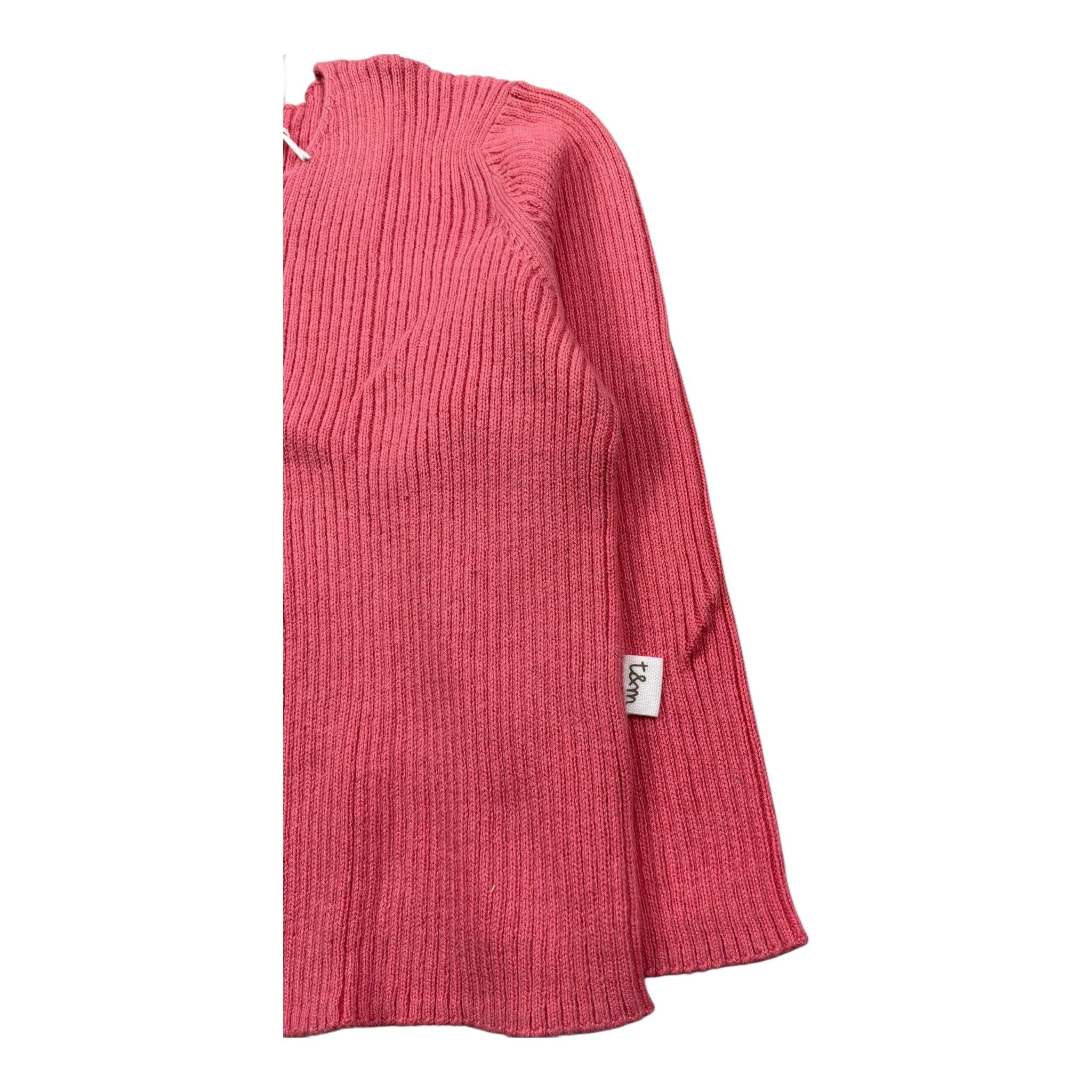 Teddy E Minou Cardigan Tinta Unita per Neonata E25ML006EM109 CORALLO TEDDY E MINOU 