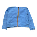K-Way Felpa Tinta Unita con Cappuccio E Zip per Bambino K2142RW AZZURRO K-WAY 